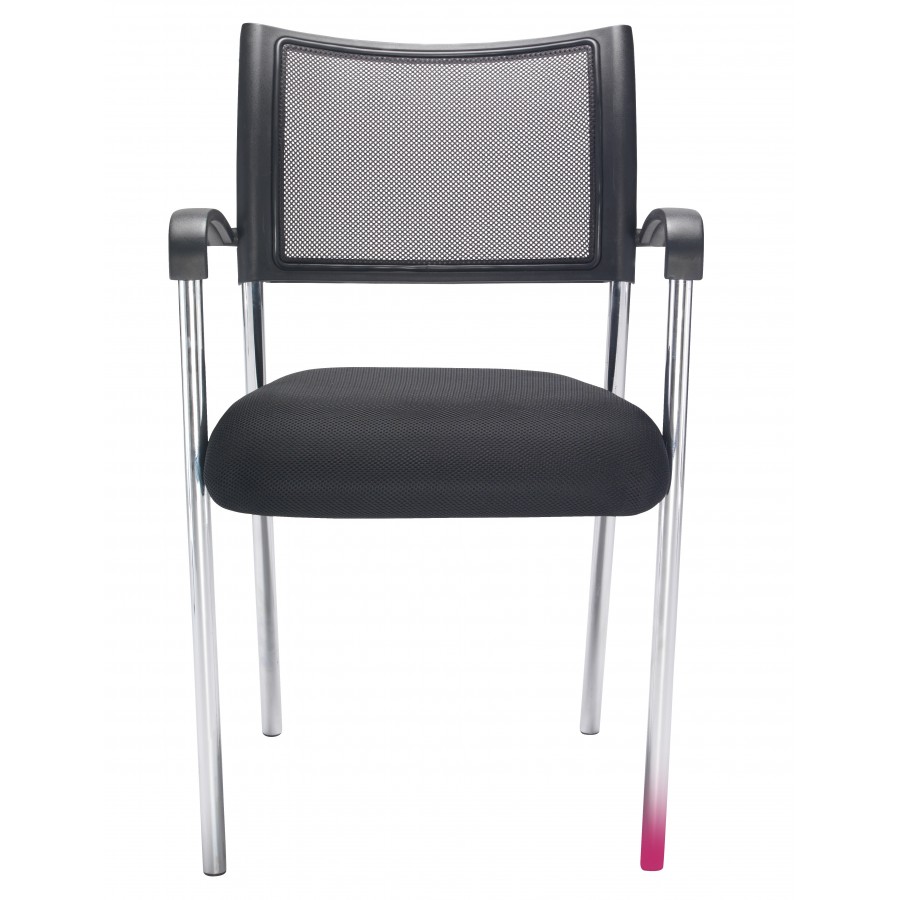 Jupiter Mesh Back Chrome Frame Meeting Chairs 